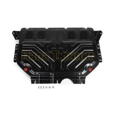 Защита картера + КПП АвтоБРОНЯ сталь 2 мм Volkswagen Tiguan, V - 1.4 (125л.с.; 150л.с.); 2.0d (150л.с.); 2.0 (180л.с.) 2017-