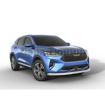 Защита переднего бампера d57 Rival для Haval F7 2019-2022