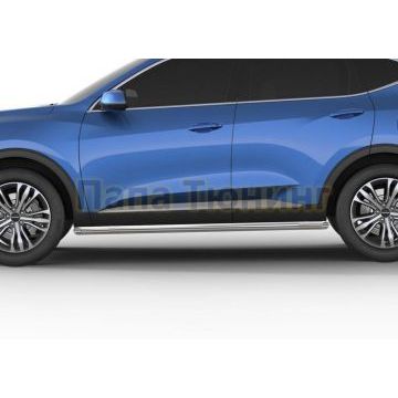 Защита порогов d57 Rival Premium для Haval F7/F7x 2019-