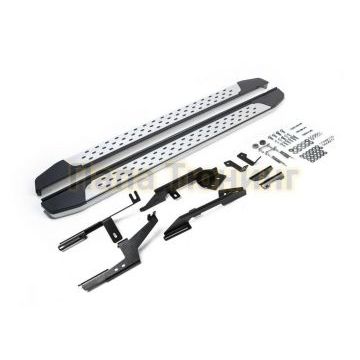 Пороги алюминиевые Rival Bmv Style V1 для Renault Arkana 2019-