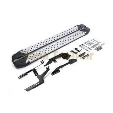 Пороги алюминиевые Rival Bmv Style V2 для Renault Arkana 2019-