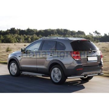 Пороги алюминиевые Rival Start для Chevrolet Captiva/Opel Antara 2006-2016