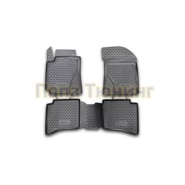 Коврики в салон полиуретан 4 штуки на хетчбек Element для Geely MK Cross 2011-2012 Коврики в салон полиуретан 4 штуки на хетчбек Element для Geely MK Cross 2011-2012