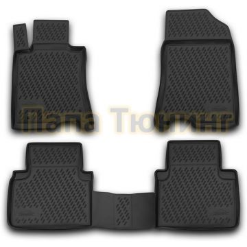 Коврики в салон полиуретан 4 штуки для 4х2 Element для Honda Crosstour 2011-2015 Коврики в салон полиуретан 4 штуки для 4х2 Element для Honda Crosstour 2011-2015