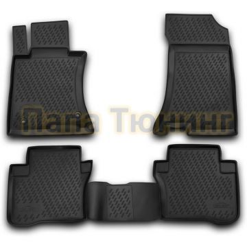 Коврики в салон полиуретан 4 штуки для 4х4 Element для Honda Crosstour 2011-2015 Коврики в салон полиуретан 4 штуки для 4х4 Element для Honda Crosstour 2011-2015