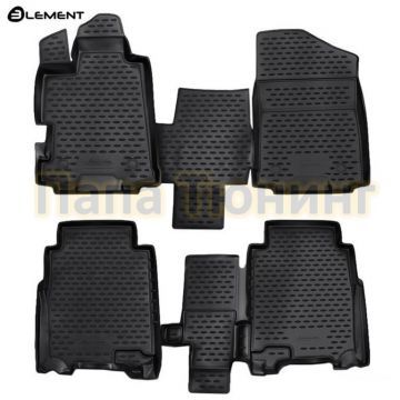 Коврики в салон полиуретан 4 штуки Element для Honda FR-V 2004-2010