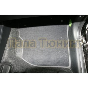 Коврики в салон текстиль 5 штук для АКПП Autofamily для Honda Jazz 2009-2015