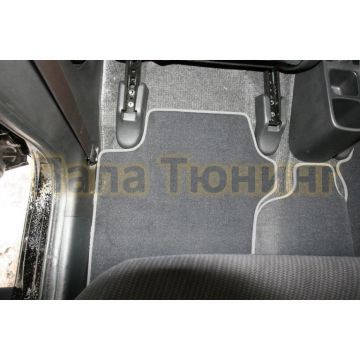 Коврики в салон текстиль 5 штук для АКПП Autofamily для Honda Jazz 2009-2015
