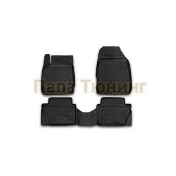 Коврики 3D в салон полиуретан 4 штуки Element для Hyundai Elantra 2015-