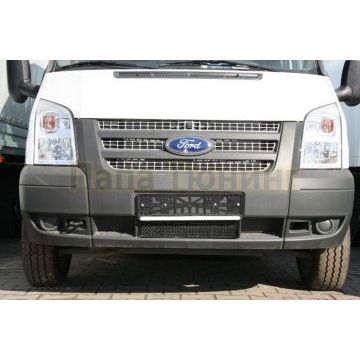 Защита радиатора Arbori черная сота 15 мм для Ford Transit 2006-2014