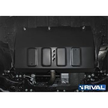 Защита картера и КПП Rival для 1,8 и 2,0 сталь 2 мм для Geely Emgrand X7 2016-2019