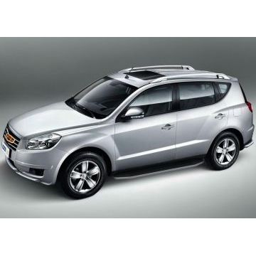 Пороги алюминиевые Rival Premium для Geely Emgrand X7 2013-2019
