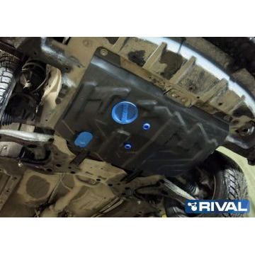 Защита картера + КПП Rival сталь 2 мм для Geely Emgrand 7, V - 1.5; 1.8 2016-2018