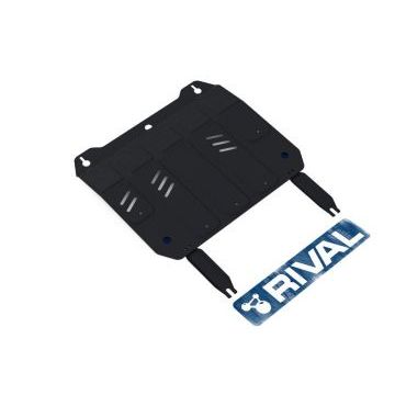 Защита картера + КПП Rival сталь 2 мм для Geely MK Cross, V - 1.5 2011-2015