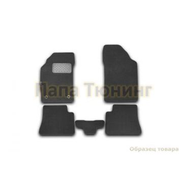 Коврики в салон текстиль 7 штук Autofamily для Chery CrossEastar 2006-2014