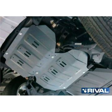 Защита картера алюминий 4 мм Rival для Great Wall Hover H5, V - 2.0; 2.4 2011-2015/Great Wall Hover H5, V - 2.0; 2.4 2006-2011/Great Wall Hover H3, V - 2.0; 2.4 2006-2011/Great Wall Hover H3, V - 2.0; 2.4 2011-2015/Haval H5, V - 2.0 2020-/Isuzu Axiom, V - 3.5 2001-2004