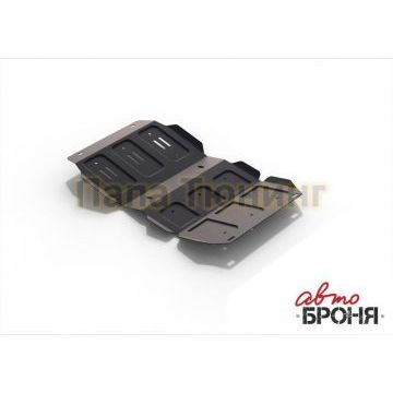 Защита картера АвтоБРОНЯ сталь 2 мм для Great Wall Hover H3, V - 2.0; 2.0T; 2.4 2011-2015/Great Wall Hover H3, V - 2.0; 2.4 2006-2011/Great Wall Hover H5, V - 2.0; 2.4; 2.0d 2006-2011/Great Wall Hover H5, V - 2.0; 2.4; 2.0d 2011-2015/Haval H5, V - 2.0/Isuzu Axiom, V - 3.5 2001-2004