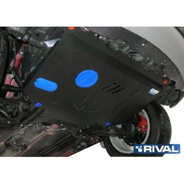 Защита картера + КПП Rival сталь 2 мм для Great Wall Hover M2, V - 1.5; МКПП; передний привод 2010-2014