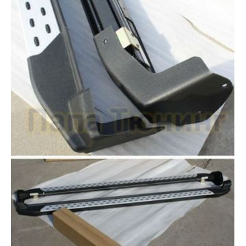 Пороги алюминиевые BMW-Style OEM Tuning для Great Wall Hover H6 2013-2015