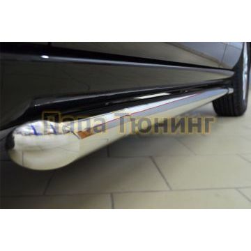 Пороги труба d57 вариант 1 РусСталь для Great Wall Hover H6 2013-2015