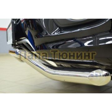 Защита переднего бампера d57 РусСталь для Great Wall Hover H6 2013-2015