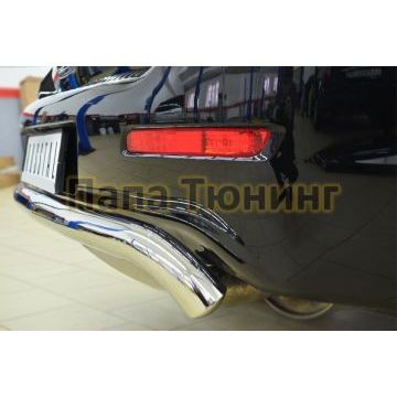 Защита заднего бампера d57 секции волна РусСталь для Great Wall Hover H6 2013-2015