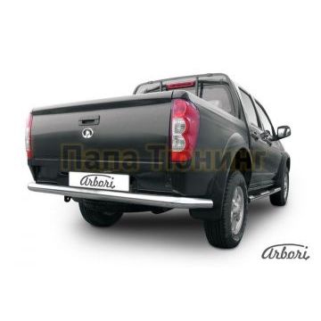 Защита заднего бампера 76 мм Slitkoff для Great Wall Wingle 5 2011-2015