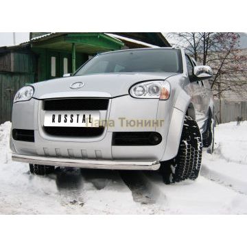Защита переднего бампера d76 РусСталь для Great Wall Wingle 3 2007-2013