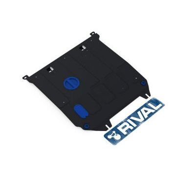 Защита картера и КПП Rival для 1,5 МКПП сталь 2 мм для Haima M3 2014-2019