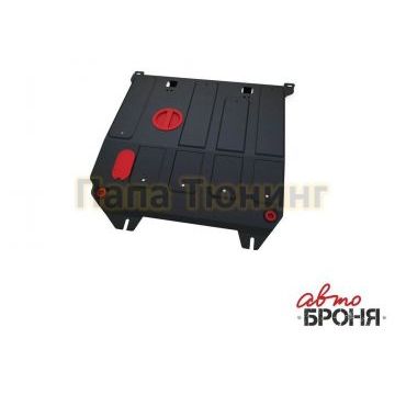 Защита картера и КПП Автоброня для 1,5 МКПП сталь 2 мм для Haima M3 2014-2019