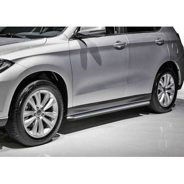 Защита штатных порогов 57 мм Rival для Haval H2 2014-