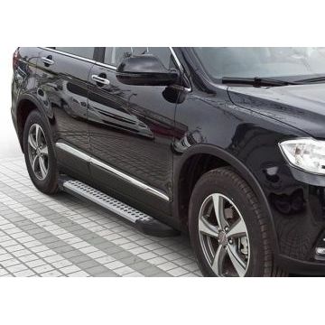 Пороги алюминиевые Rival BMW-Style для Haval H6 2014-