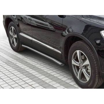 Защита штатных порогов 57 мм Rival для Haval H6 2014-