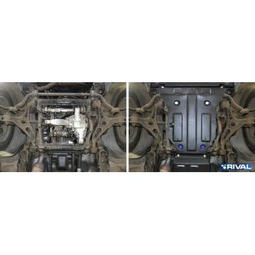 Защита картера Rival для 2,0T сталь 2 мм для Haval H8 2015-2019