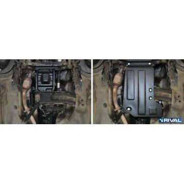 Защита КПП и РК Rival для 2,0T сталь 2 мм для Haval H8 2015-2019
