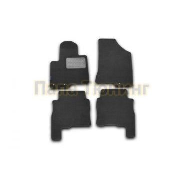 Коврики в салон текстиль 4 штуки Autofamily для Hyundai Santa Fe 2010-2012 Коврики в салон текстиль 4 штуки Autofamily для Hyundai Santa Fe 2010-2012