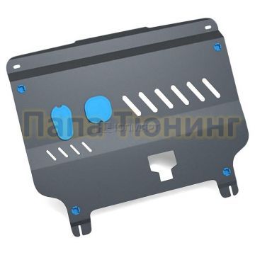 Защита картера NLZ алюминий для 1,4/1,6 бензин МКПП/АКПП для Hyundai Solaris/Kia Rio 2010-2017