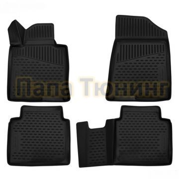 Коврики 3D в салон полиуретан 4 штуки на седан Element для Hyundai Sonata 2017- Коврики 3D в салон полиуретан 4 штуки на седан Element для Hyundai Sonata 2017-