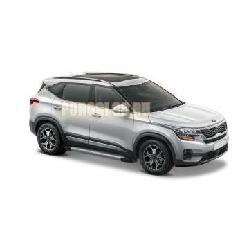 Пороги алюминиевые Rival Start для Kia Soul 2019-/Kia Seltos 2019-