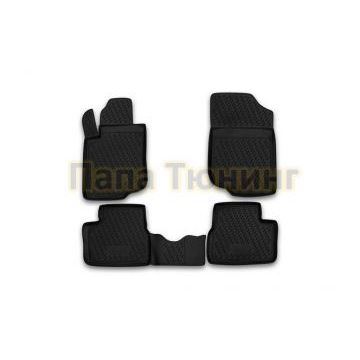 Коврики 3D в салон полиуретан 4 штуки Element для JAC S5 Eagle 2013-