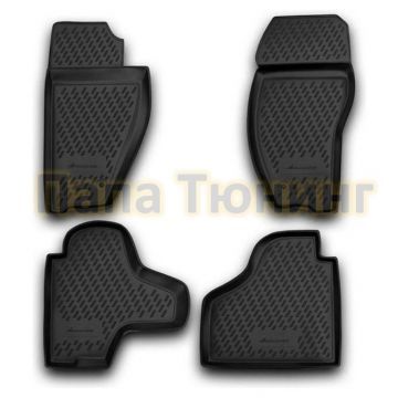 Коврики в салон полиуретан 4 штуки Autofamily для Jeep Cherokee 2007-2013 Коврики в салон полиуретан 4 штуки Autofamily для Jeep Cherokee 2007-2013