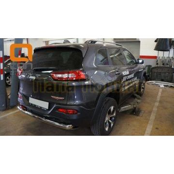 Защита заднего бампера 76 мм CAN Otomotiv для Jeep Cherokee Trailhawk 2014-