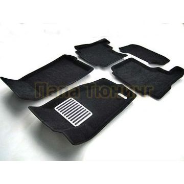 Коврики текстильные 3D Euromat чёрные Original Lux для Jeep Grand Cherokee 2006-2010