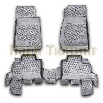 Коврики в салон полиуретан 4 штуки Autofamily для Jeep Wrangler 2007-2018 Коврики в салон полиуретан 4 штуки Autofamily для Jeep Wrangler 2007-2018