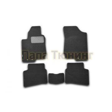 Коврики в салон текстиль 5 штук на хетчбек 3 двери Autofamily для Kia Pro Ceed 2010-2012 Коврики в салон текстиль 5 штук на хетчбек 3 двери Autofamily для Kia Pro Ceed 2010-2012