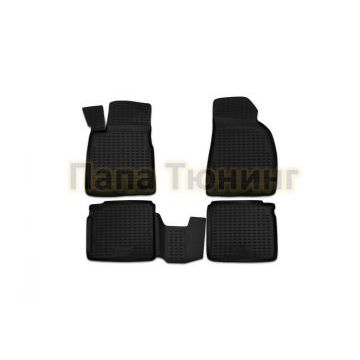 Коврики в салон полиуретан 4 штуки Element для Kia Opirus 2003-2010