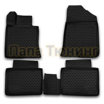 Коврики 3D в салон полиуретан 4 штуки Autofamily для Kia Optima 2010- Коврики 3D в салон полиуретан 4 штуки Autofamily для Kia Optima 2010-