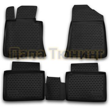 Коврики в салон полиуретан 4 штуки Autofamily для Kia Optima 2011-2014 Коврики в салон полиуретан 4 штуки Autofamily для Kia Optima 2011-2014