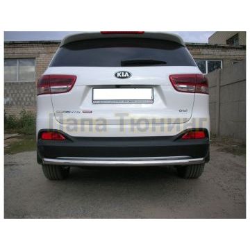 Защита заднего бампера 60 мм CAN Otomotiv для Kia Sorento Prime 2015-2017