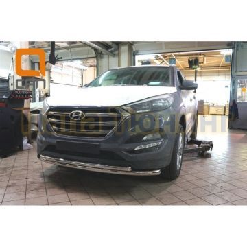 Защита передняя двойная 60-42 мм CAN Otomotiv для Hyundai Tucson 2015-2018 Защита передняя двойная 60-42 мм CAN Otomotiv для Hyundai Tucson 2015-2018